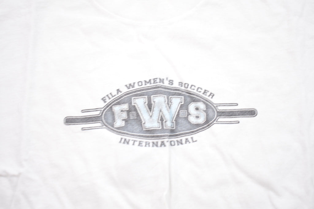 Vintage 1990s Fila Woman's Soccer Graphic T-Shirt