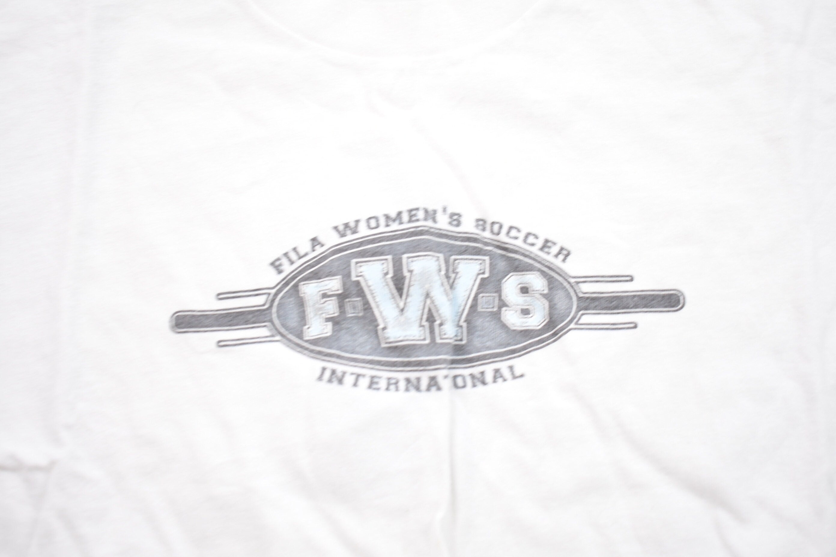 Vintage 1990s Fila Woman's Soccer Graphic T-Shirt
