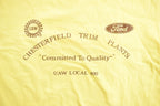 Vintage 1990s Yellow Ford Motors T-Shirt