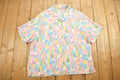 Vintage 1990s Bon Worth Abstract Button Up Shirt