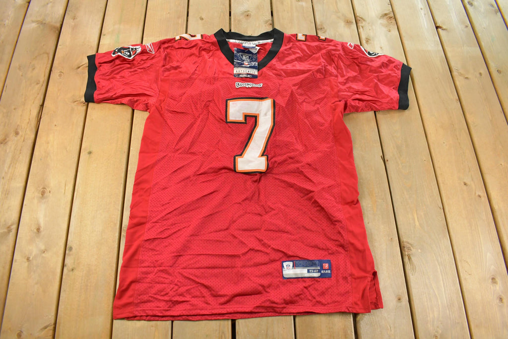 Vintage 2000s Tampa Bay Buccaneers Jeff Garcia #7 NFL On Field Stitched Jersey Men's Large