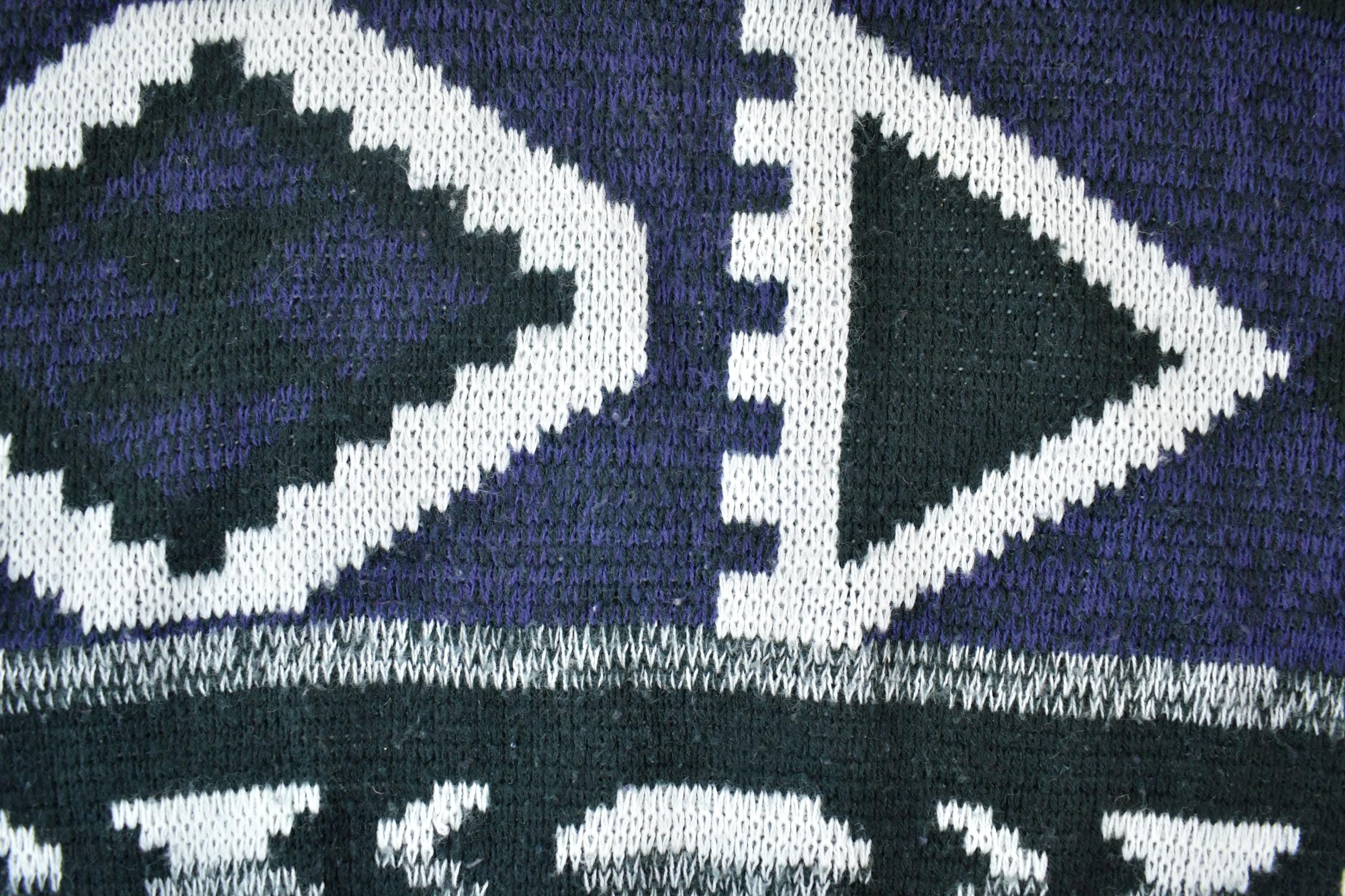 Vintage 1990s Perspective Knit Crewneck Sweater
