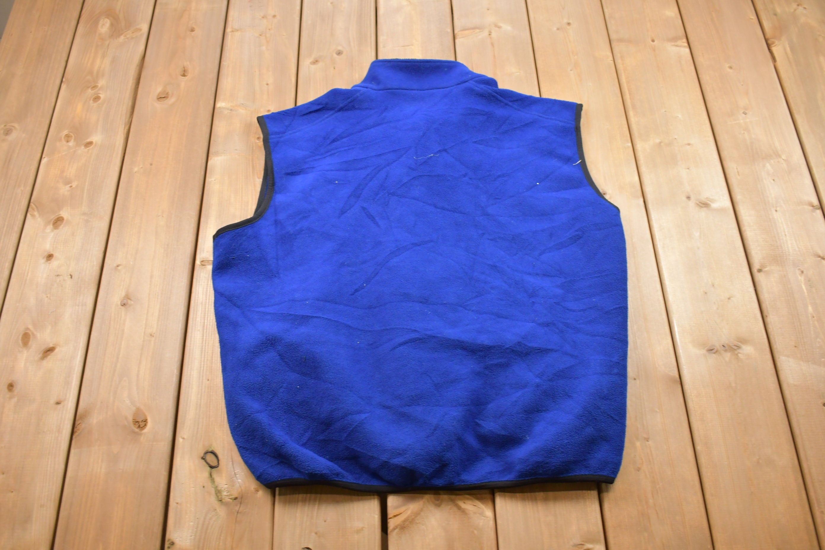 Vintage 1990s North Face Fleece Sweater Vest / Made in USA / Sportswear / 90s Crewneck / Streetwear / Athleisure / Hiking /