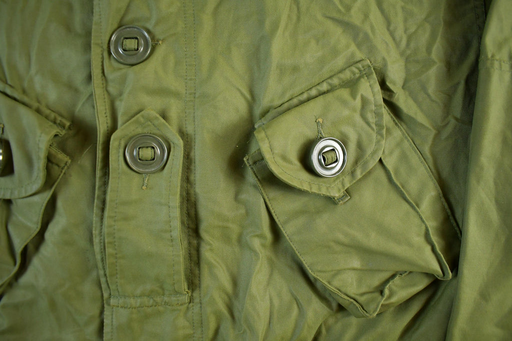 Vintage 1980s Canadian Army Military Field Jacket Men's Large