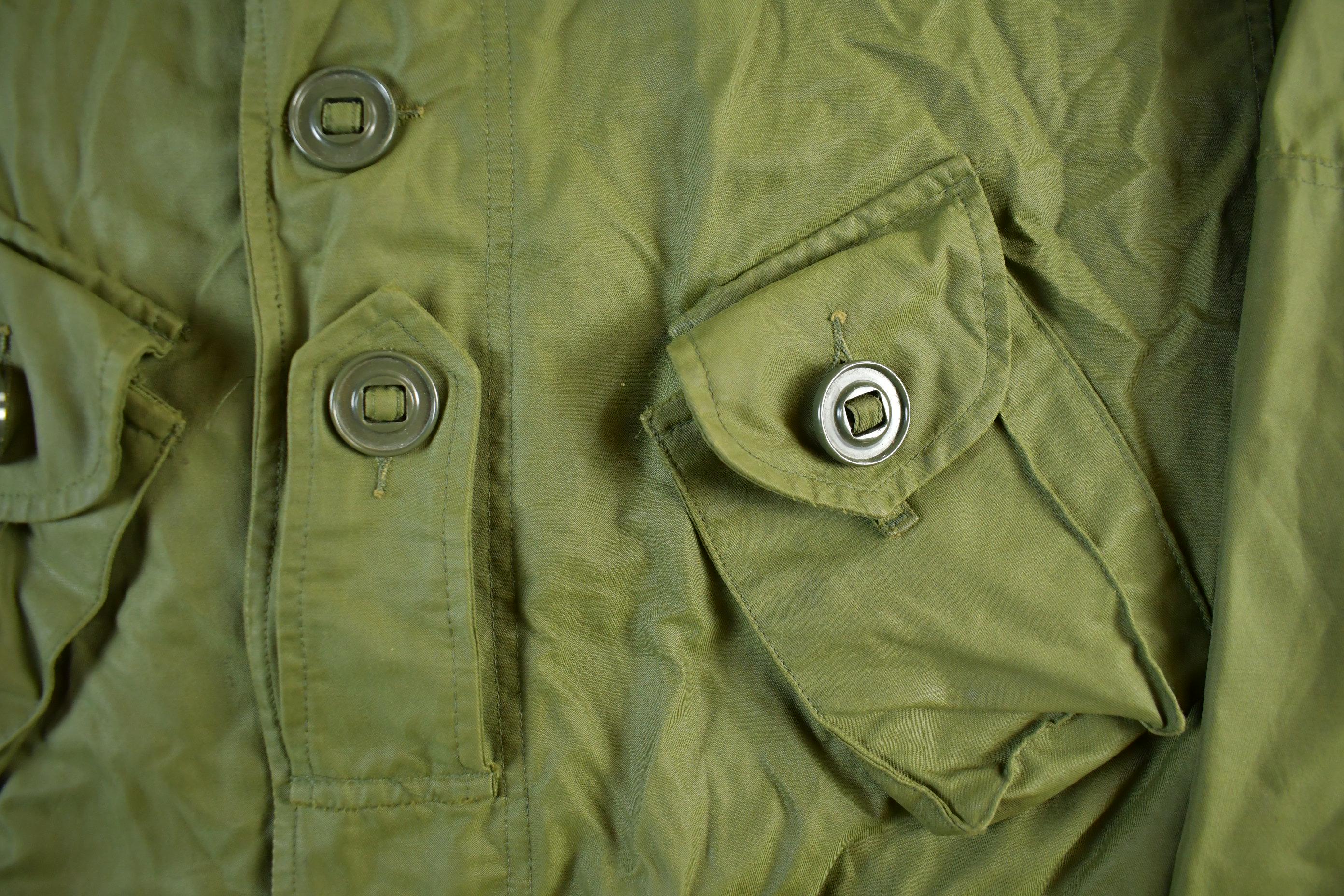 Vintage 1980s Canadian Army Military Field Jacket Men's Large