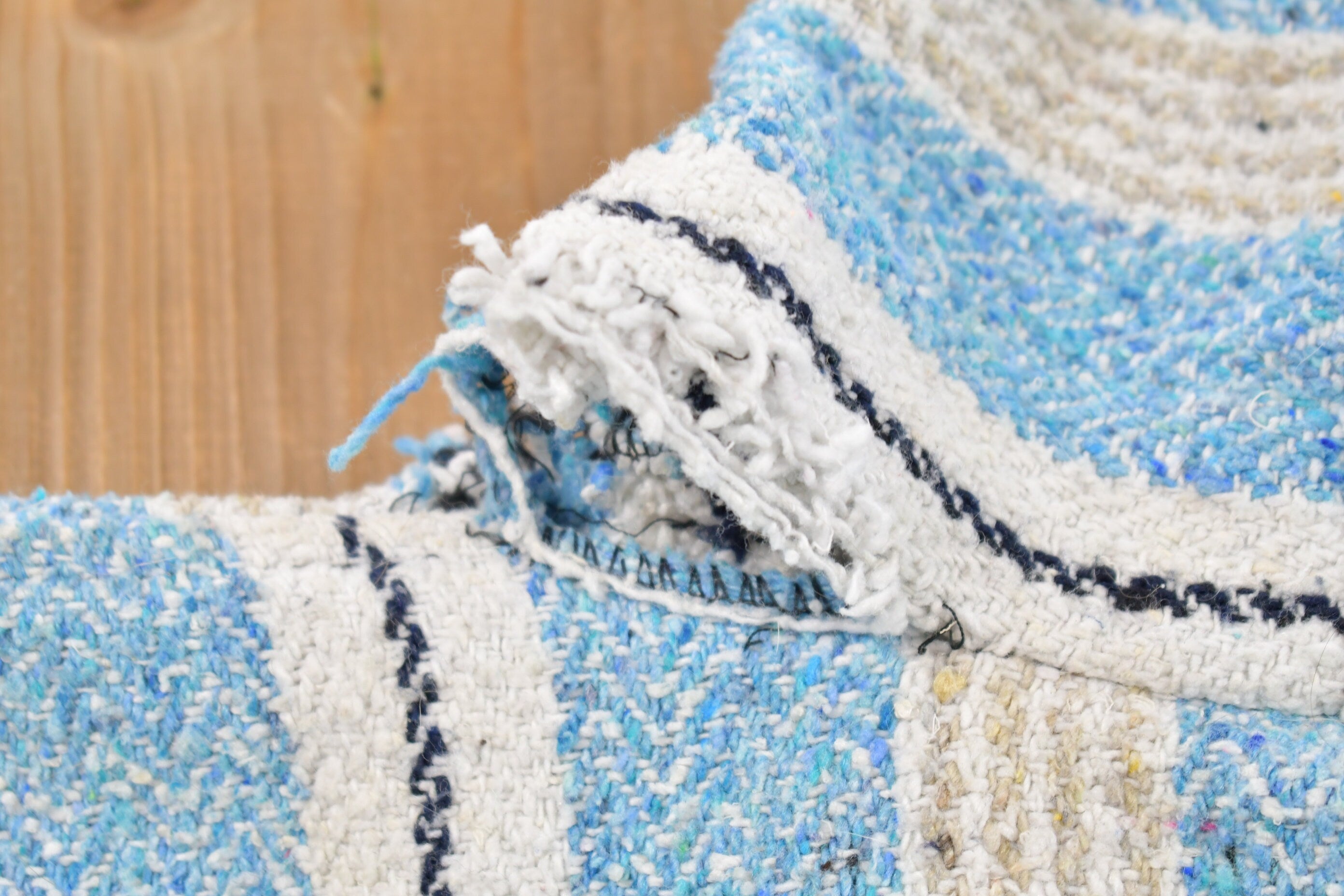 Vintage 1990s Earth Ragz Hooded Pullover Striped Knit Poncho Blanket Hoodie  90s  Vintage Sweater  Earth Rug  90s Mexican Poncho