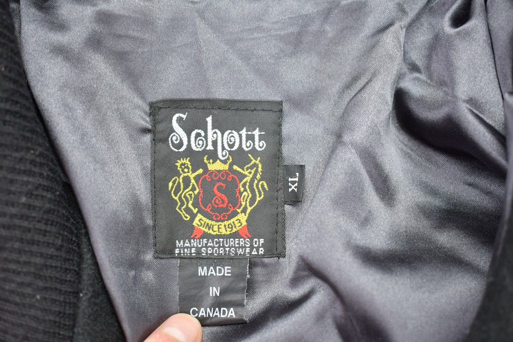 Vintage 1980s Schott 100% Wool Jacket