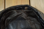Vintage 1990s Leather Zip Up Lamb Skin Jacket