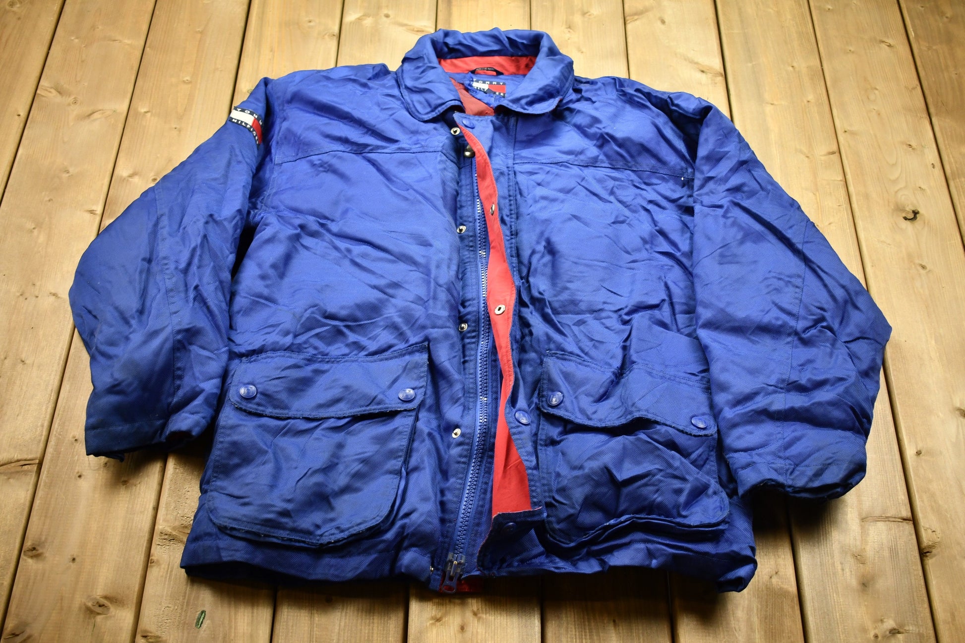 Vintage 1990s Tommy Hilfiger Puffer Jacket