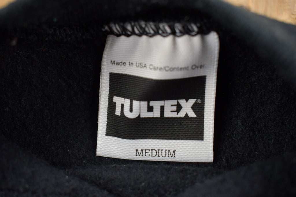 Vintage 1990s Blank Black Tultex Crewneck Sweatshirt