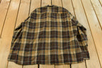 Vintage 1980s Lumberjack Plaid Flannel Button Up Shirt Men's XL /