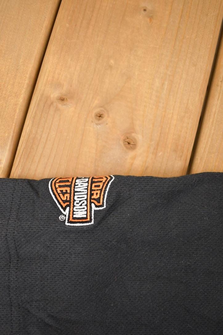 Vintage 1990s Harley Davidson Button Up Motorcycle Shirt Men's L