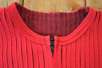 Vintage 1990s Red Abstract Pattern Fancy Crewneck Sweater
