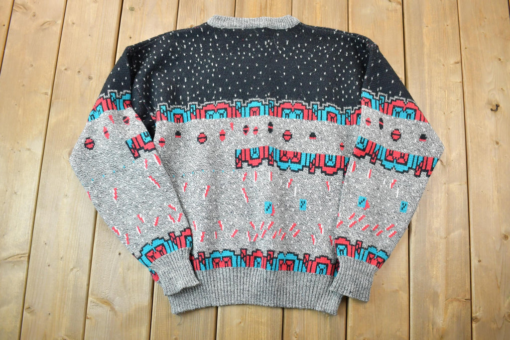 Vintage 1990s North Country Knit Crewneck Sweater