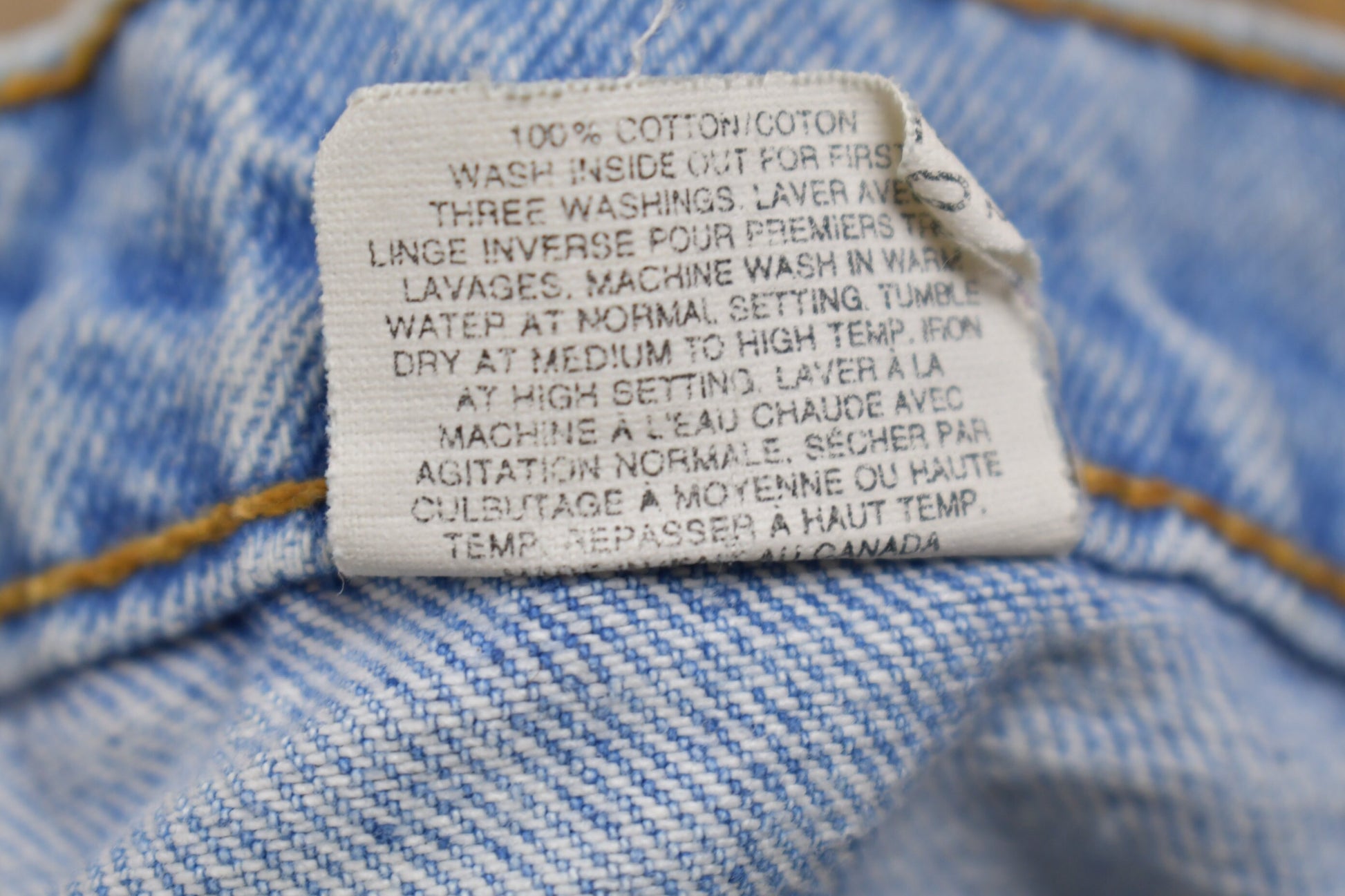 Vintage 80's Levi's 619 Orange Tab Jeans Size 31 x 26.5