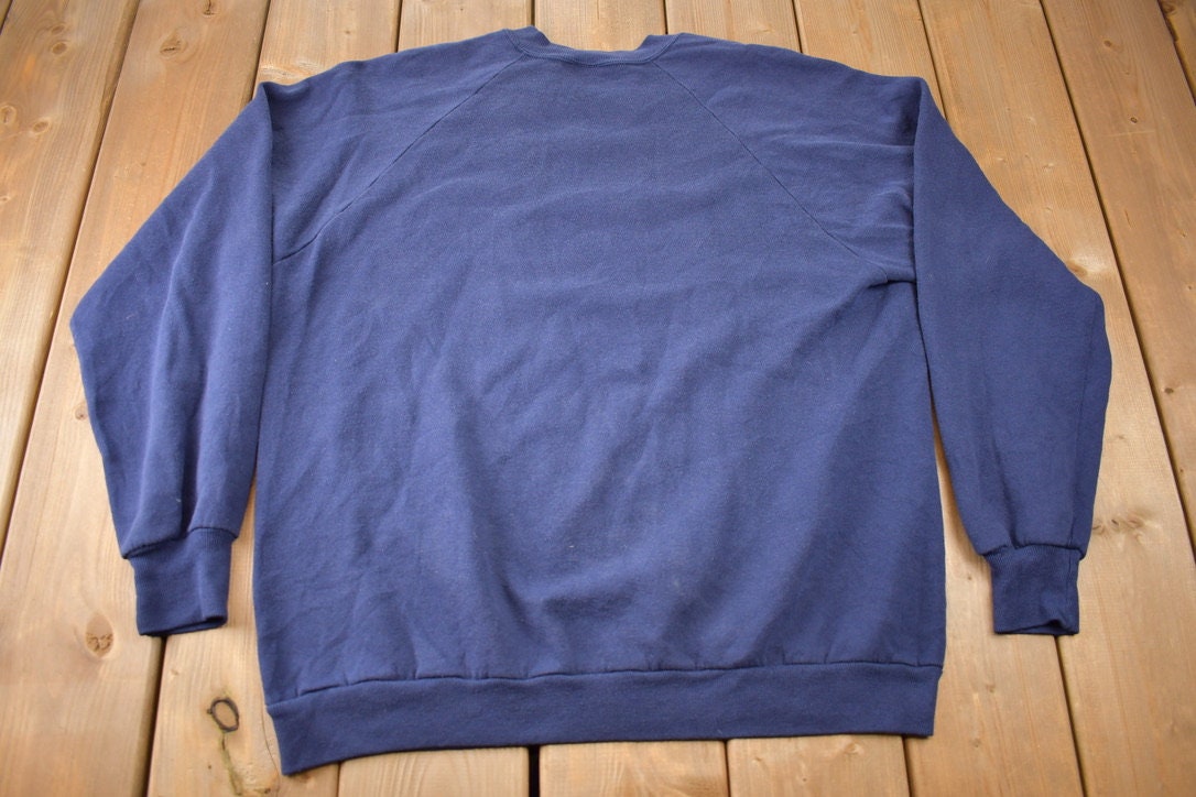Vintage 1990 Jerzees Night Eagle Crewneck Sweatshirt