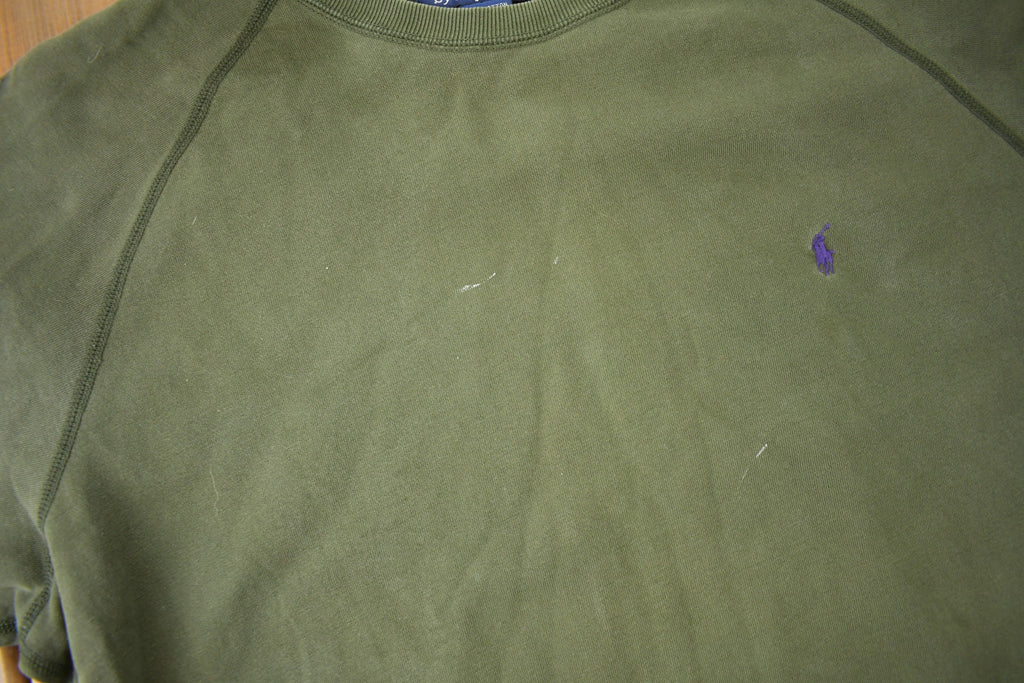 Vintage 1990s Polo Ralph Lauren Raglan Crewneck Sweatshirt