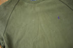 Vintage 1990s Polo Ralph Lauren Raglan Crewneck Sweatshirt
