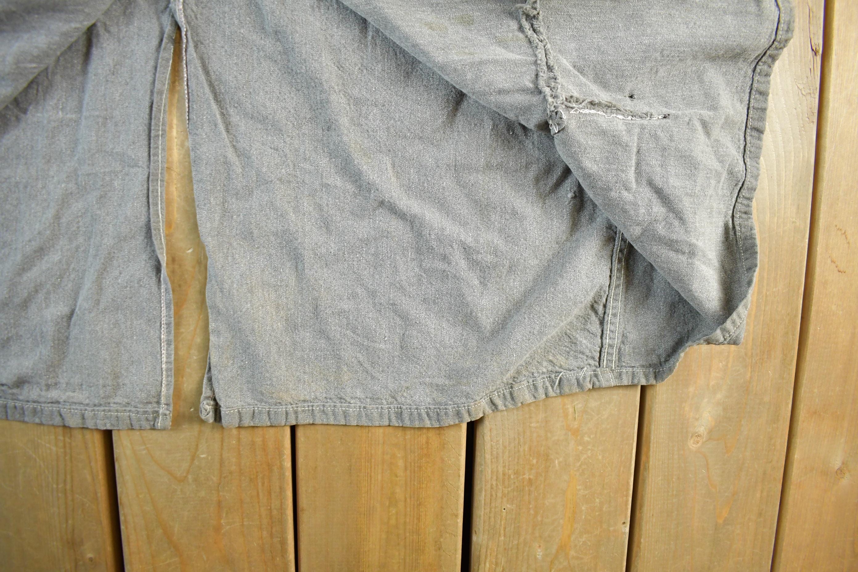 Vintage 1940s 3 Pocket Shop Coat Men's XL