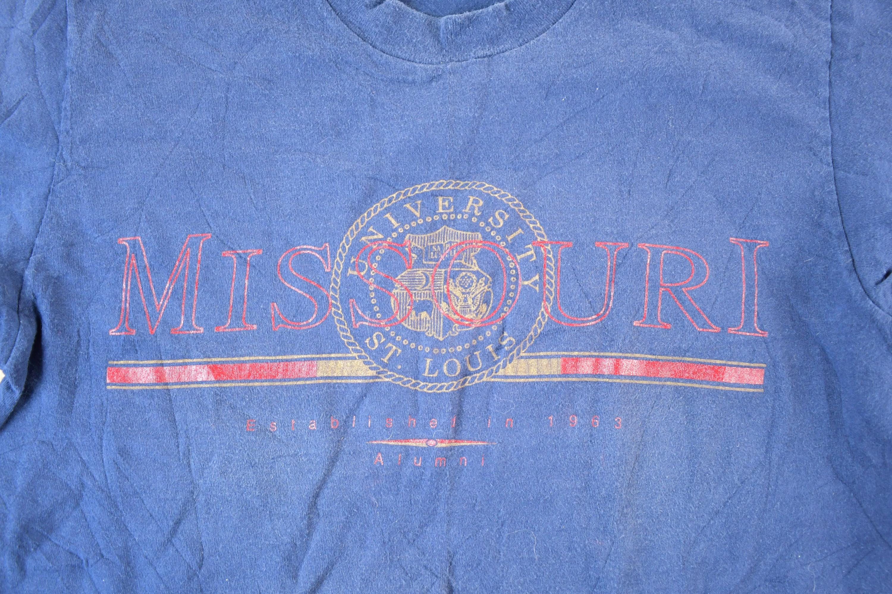 Vintage 1990s Jansport Missouri University Collegiate T-Shirt Mens M