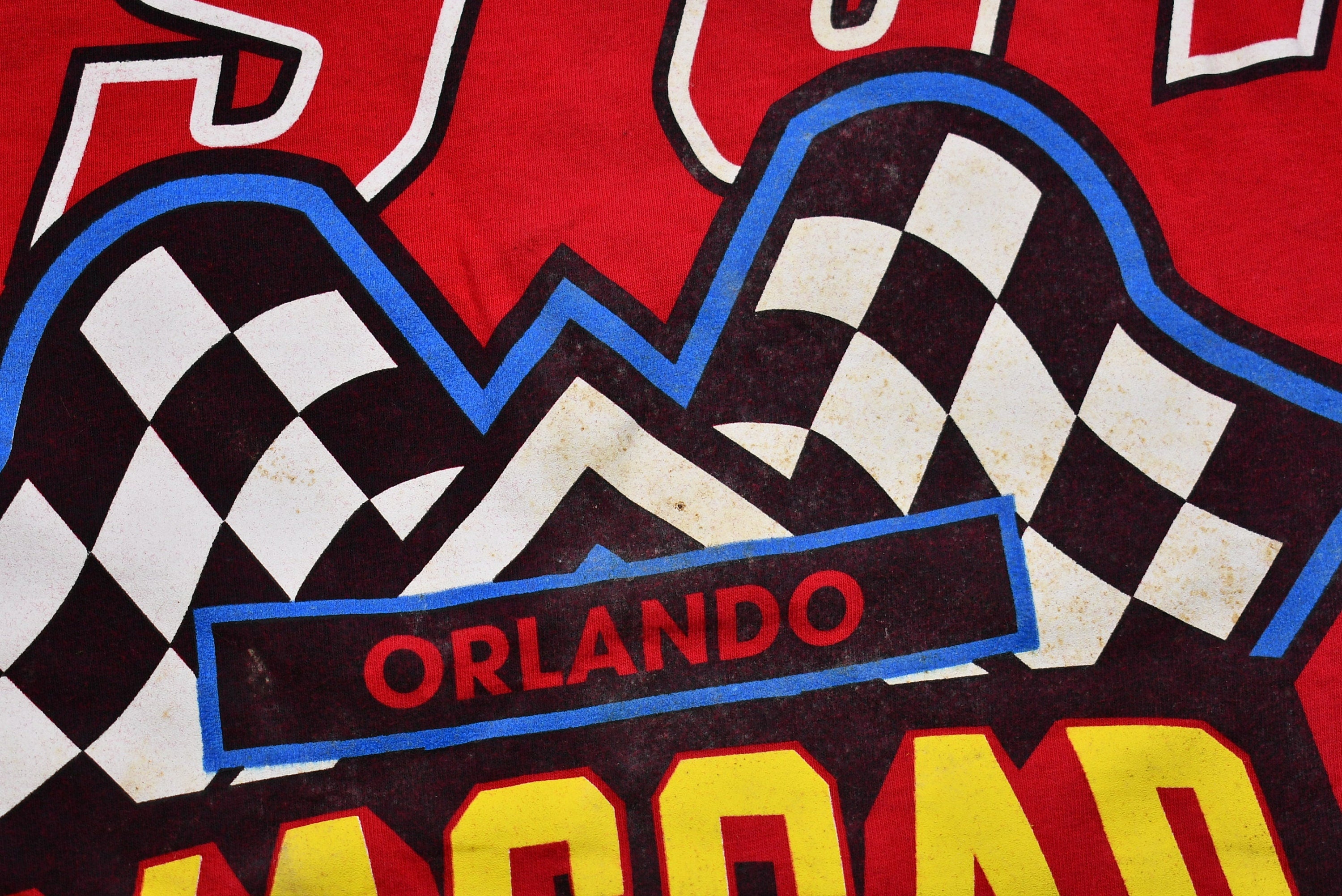 Vintage 1990s NASCAR Café Orlando Graphic T-Shirt