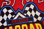 Vintage 1990s NASCAR Café Orlando Graphic T-Shirt / Single Stitch / Racing / 90s Streetwear / Life's A Race The Best Times Win / Sportswear