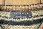 Vintage 1990s Protege Knit Abstract Pattern Crewneck Sweater