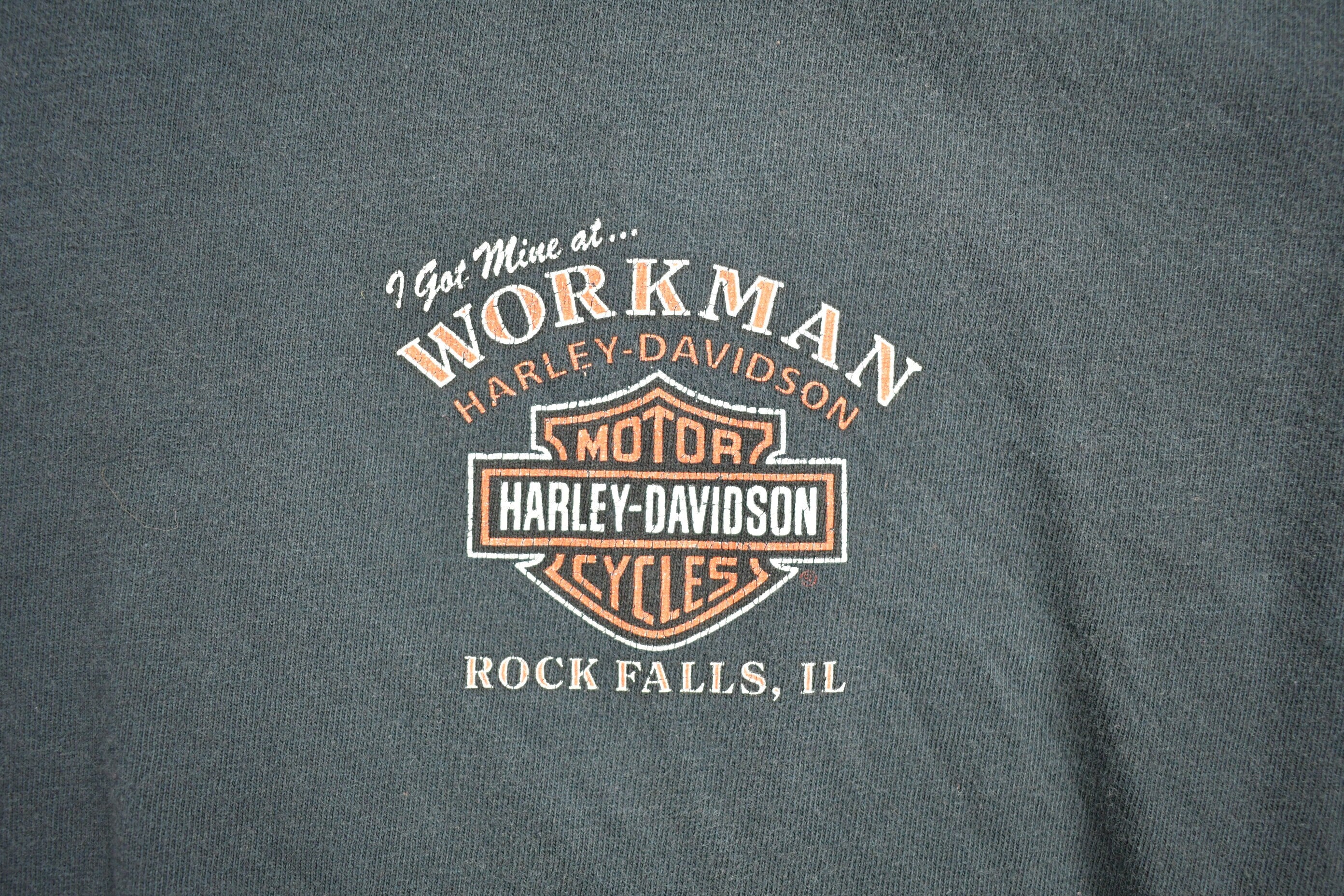 Vintage 2002 Workman Harley Davidson T-Shirt