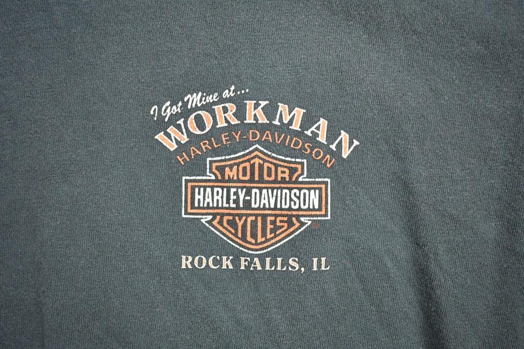 Vintage 2002 Workman Harley Davidson T-Shirt