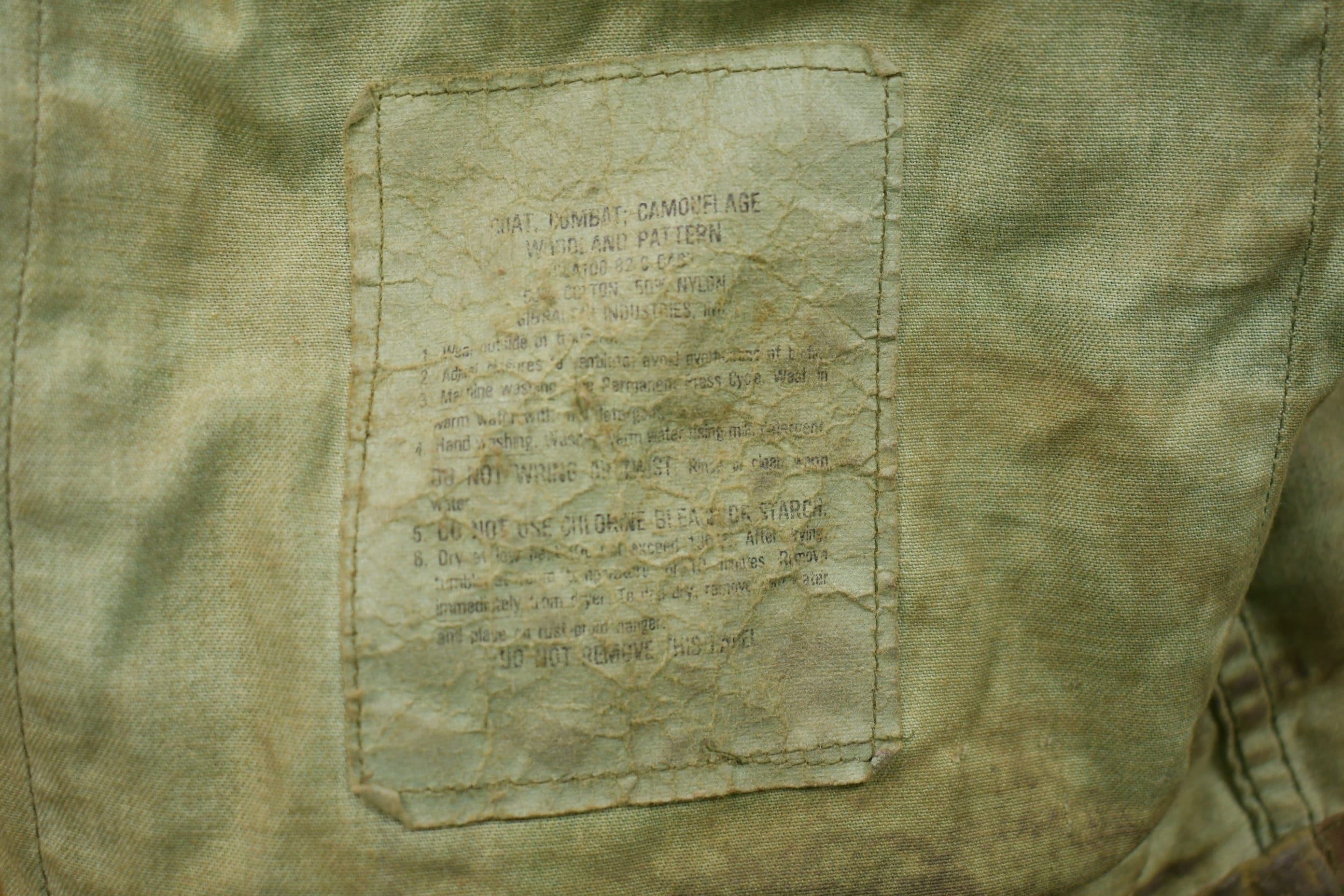 Vintage Military Button Up Shirt