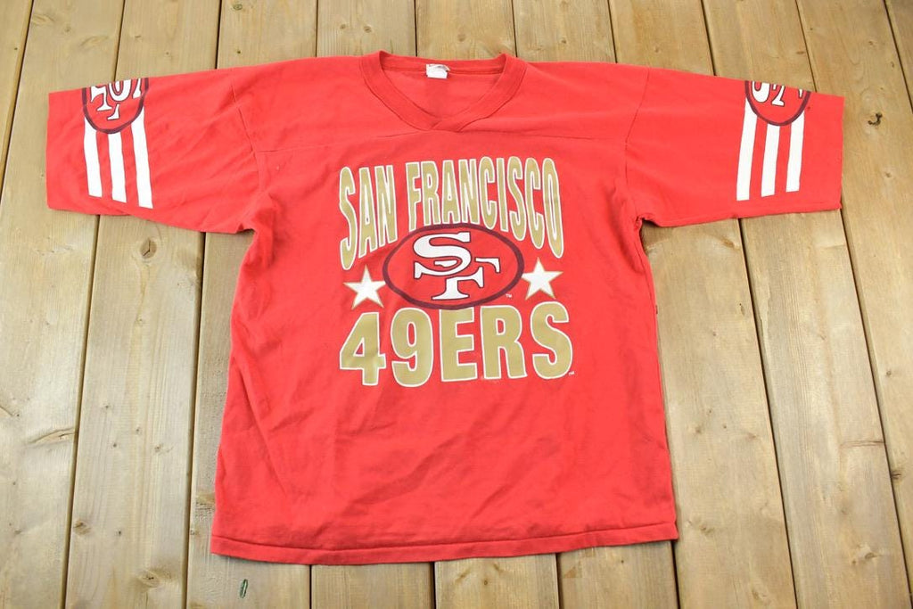 Vintage 1980s San Francisco Aop NFL Graphic print T-Shirt