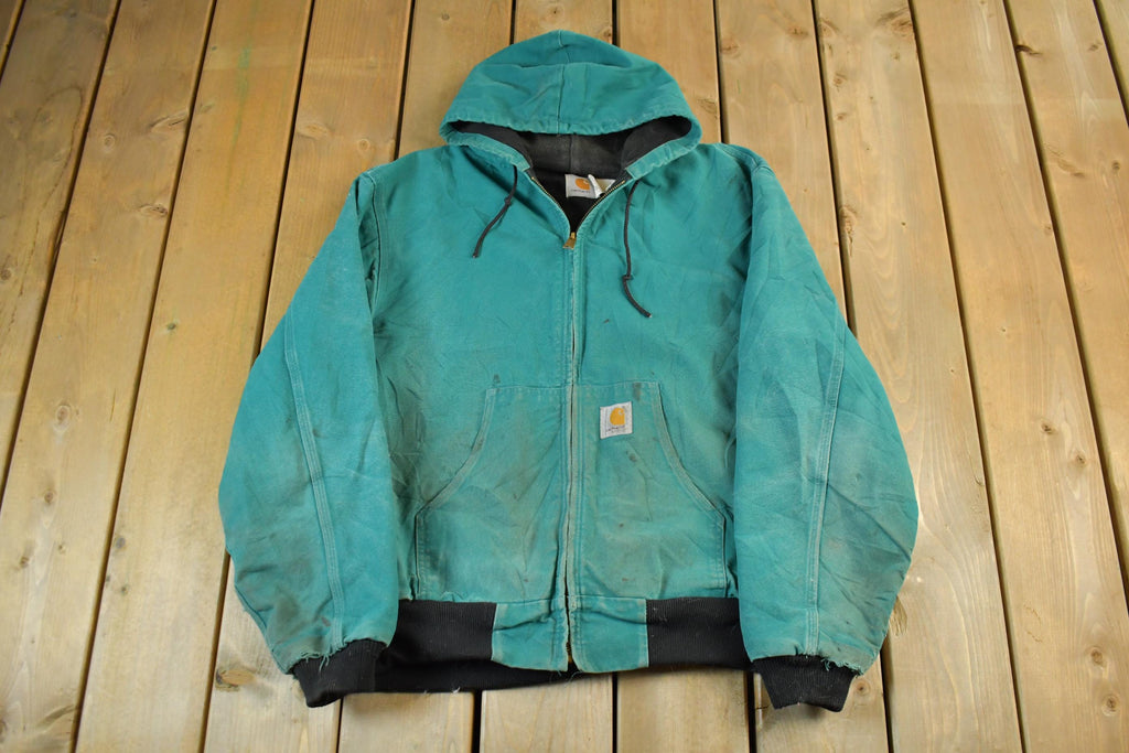 Vintage 1980s Carhartt Hooded Jacket Men's XL