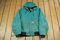 Vintage 1980s Carhartt Hooded Jacket Men's XL