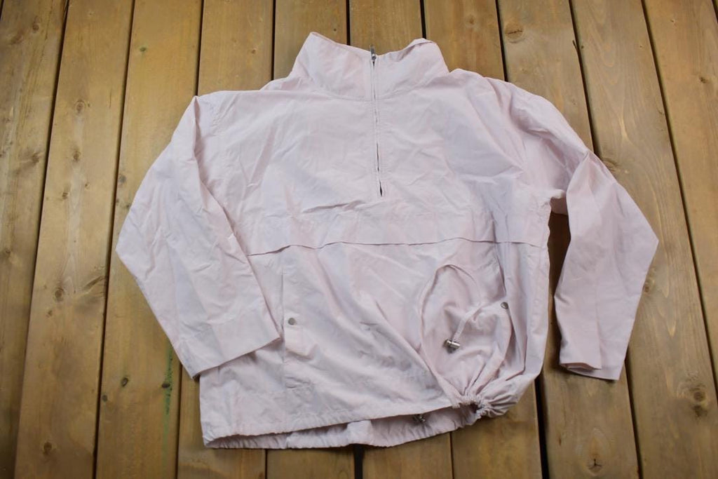 Vintage 1990s Eileen Fisher Quarter Zip Windbreaker Jacket