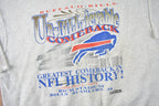 Vintage 1993 Buffalo Bills NFL Cut Off Crewneck Sweatshirt Made In USA
