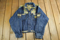 Vintage 1980s 1990s Code Zero Denim Jean Trucker Jacket Women's Medium