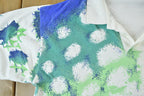 Vintage 1980s Wilson Tennis Polo Single Stitch Wrap Around Graphic Print T-Shirt