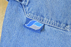 Vintage 1990s Kikwear American Made Wide Leg Denim Jeans Size 30x28