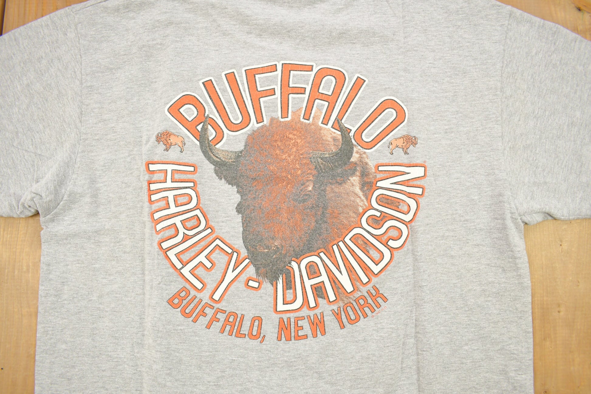 Vintage 1997 Harley Davidson Buffalo New York Screamin Eagle Graphic T-Shirt