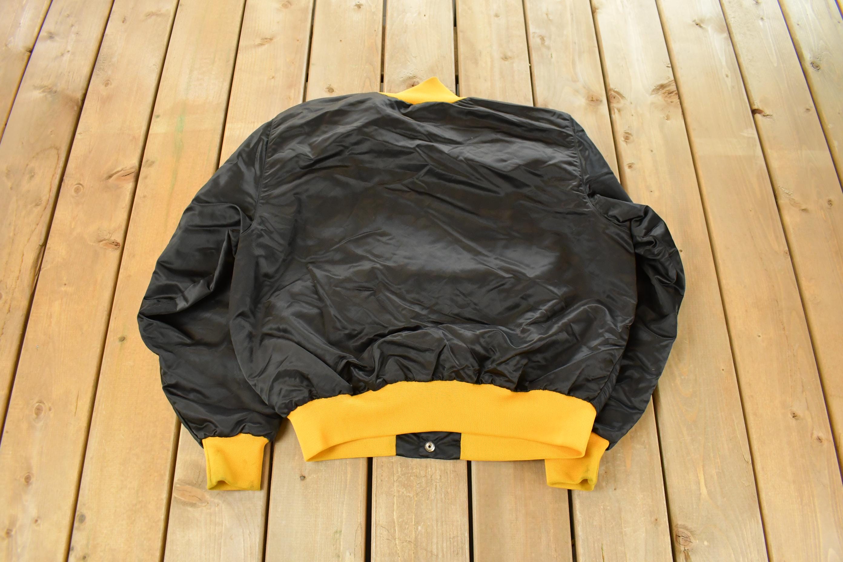 Vintage 1990s University of Maryland Baltimore County Collegiate Satin Snap On Jacket Men's XL