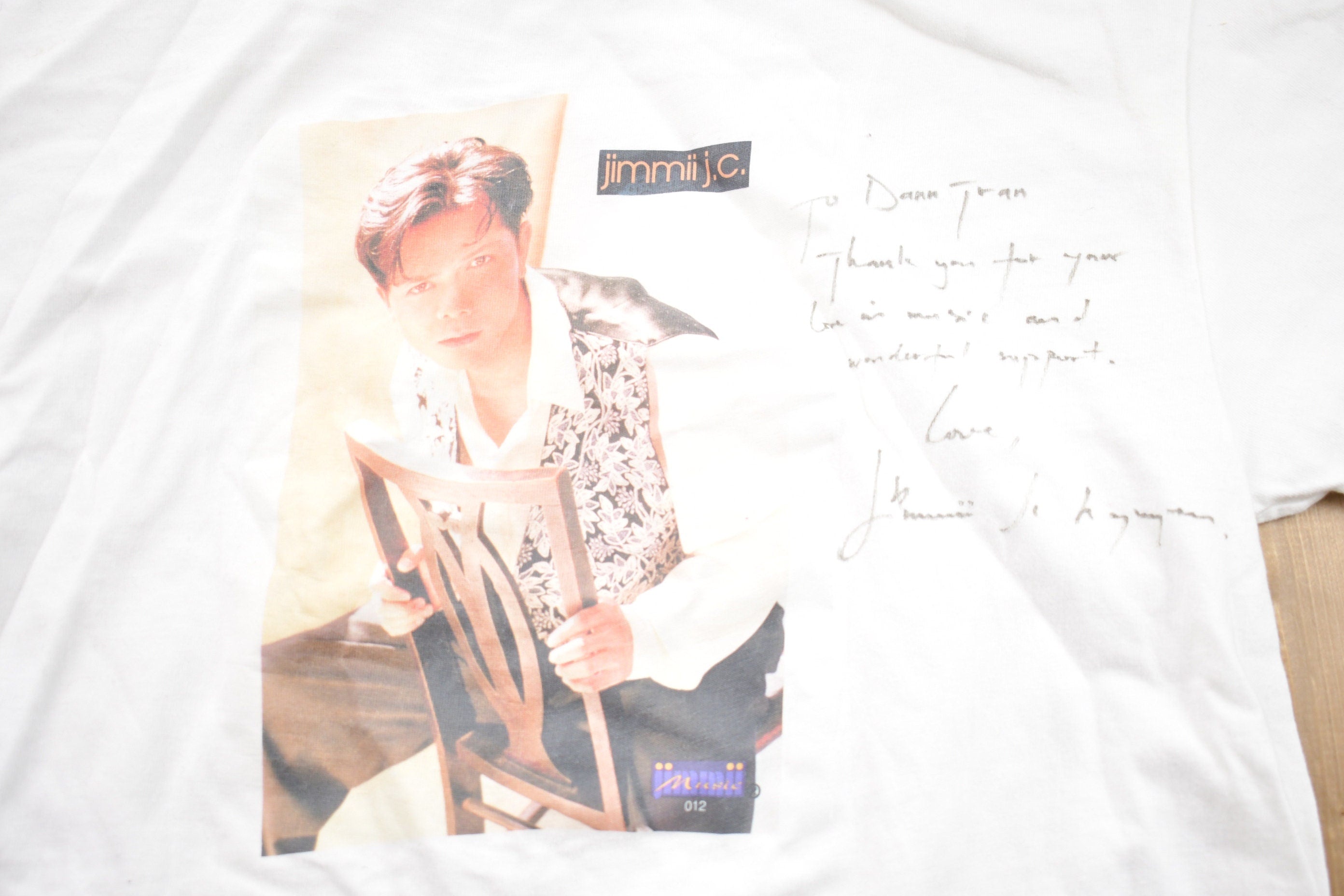 Vintage 1990s Jimmii J. C. Band Graphic Vintage T-Shirt Single Stitch