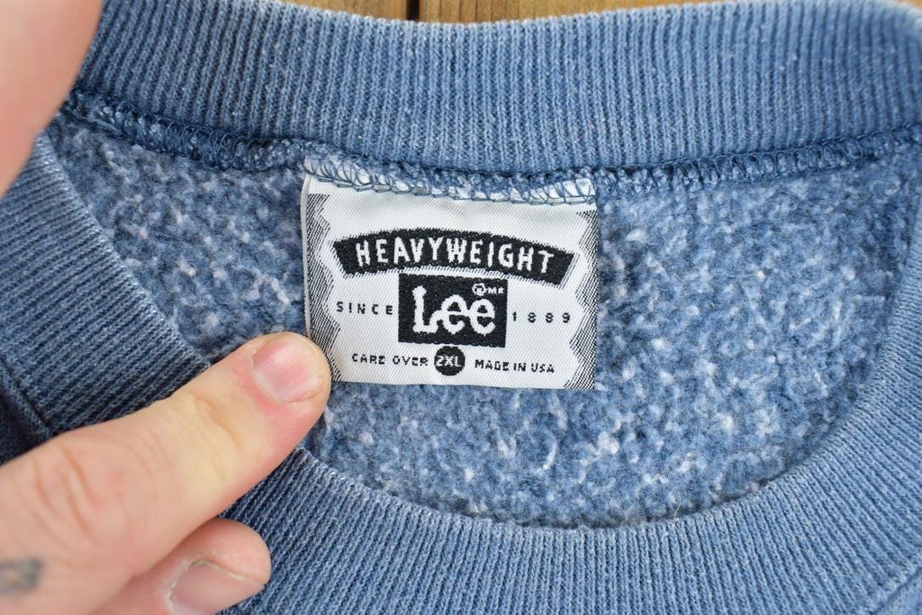Vintage 1990s Lee Heavyweight Blank Crewneck Sweatshirt