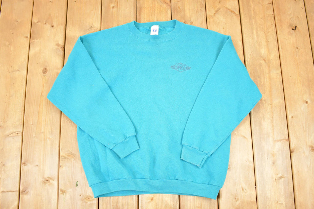 Vintage 1990s Las Vegas Tropicana Embroidered Destination Crewneck Sweatshirt Mens L