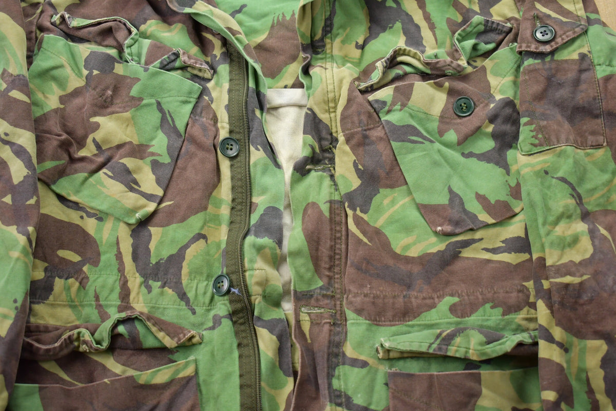 Vintage 1980s Army Military DPM CamoJacket