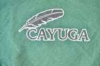 Vintage 1990s Cayuga Feather Logo Souvenir Heavyweight Crewneck Sweatshirt