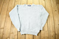 Vintage 1990s Honors Textured Knitted Crewneck Sweater