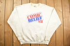 Vintage 1990s Comic Relief VII Graphic Crewneck Sweatshirt