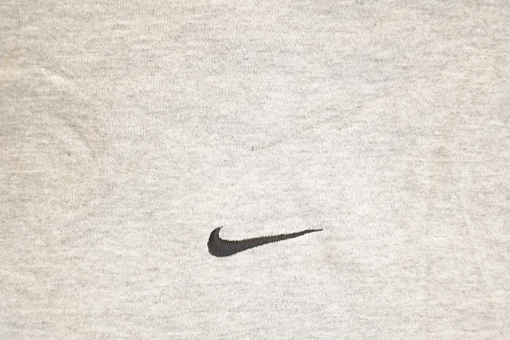 Vintage 1990s Nike Embroidered Mini Swoosh Sweatshirt Mens M