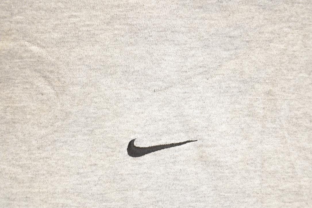 Vintage 1990s Nike Embroidered Mini Swoosh Sweatshirt Mens M