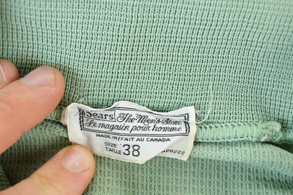 Vintage 1970s Sears Quarter Button Shirt